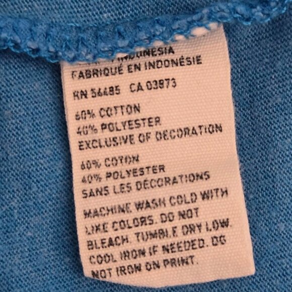 Men's Size Small American Eagle Outfitters Blue Short Sleeve Tee - Picture 6 of 7